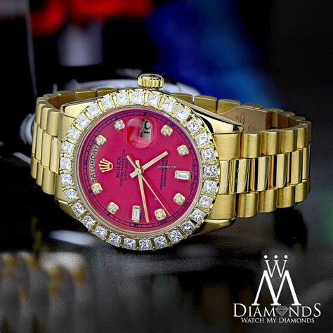 all gold rolex red face|red face Rolex for sale.